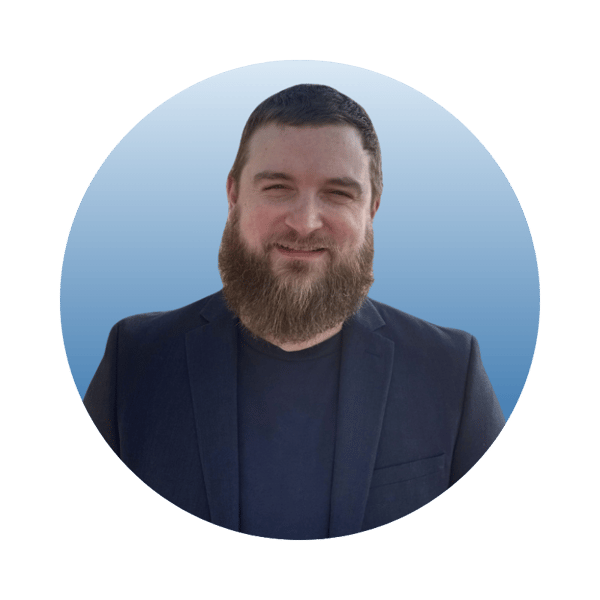Josh Wingate Headshot Blue