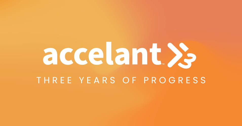 Celebrating Three Years of accelant