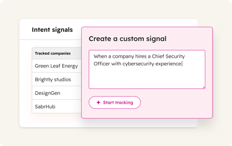 custom signals buyer intent